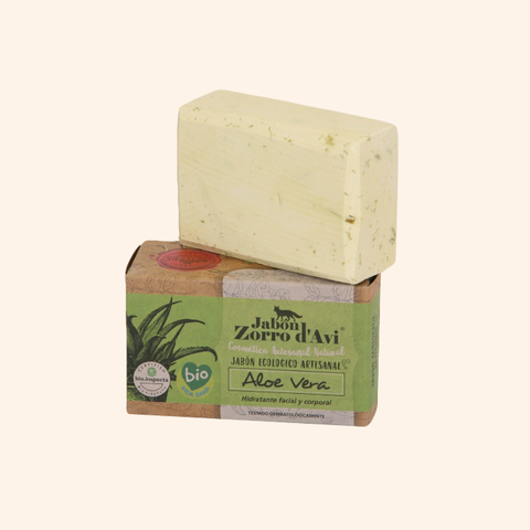Jabón sólido de aloe vera hidratante