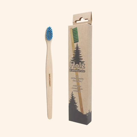 Cepillo de dientes para niños de madera de haya