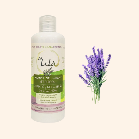 Champú y gel de baño de lavanda