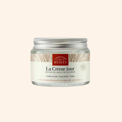 Crema de día nutritiva con aceite de baobab