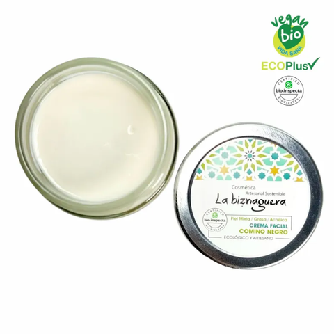 Crema hidratante facial de comino negro